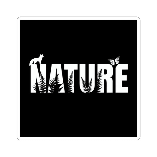Nature Kiss-Cut Stickers, Forest Lovers, Eco-Friendly Decals, Laptop Stickers, Gift for Nature Enthusiasts, Nature Art