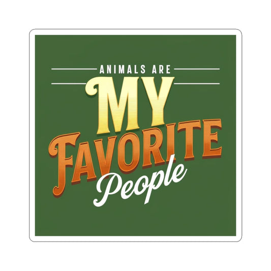 Animal Lovers Kiss-Cut Stickers - Perfect for Laptops, Water Bottles, Journals, Gifts, and Celebrations